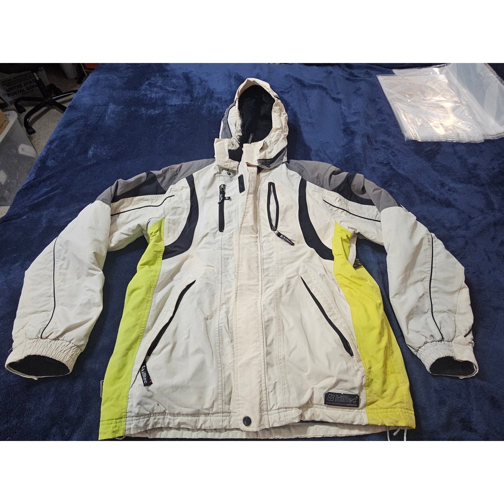 Killtec Technical Outdoor Level 3 Mens Ski Jacket Waterproof Windproof Cream M